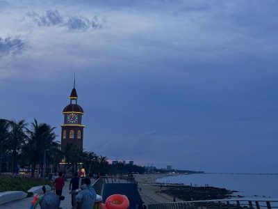 Sunshine Beach Park (西秀海滩公园) в феврале — фото погоды (2026-02-07)