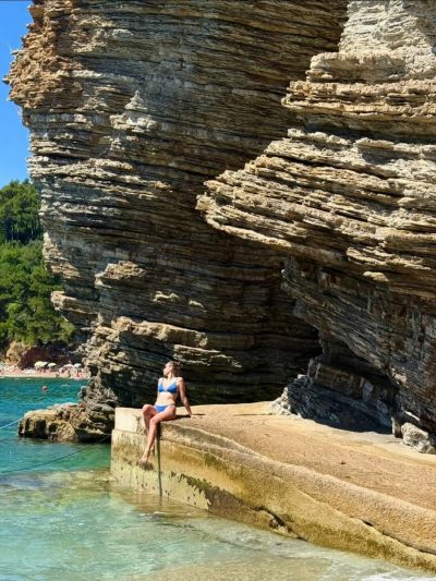 Mogren Beach, Budva в июне — фото погоды (2026-06-17)