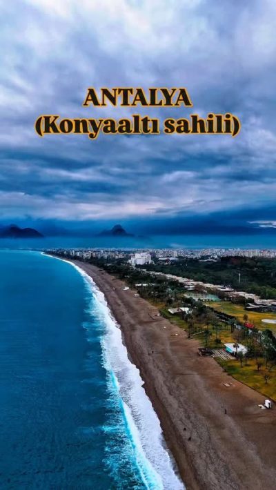 Konyaalti Beach Park в декабре — фото погоды (2025-12-23)