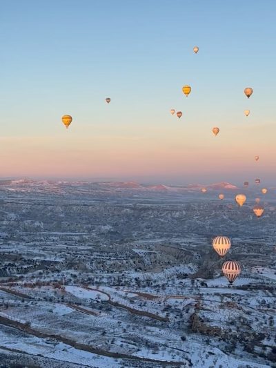 Göreme Valley, Kapadokya в январе — фото погоды (2026-01-05)