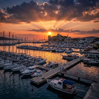Bodrum Yat Limanı в июне — фото погоды (2026-06-24)