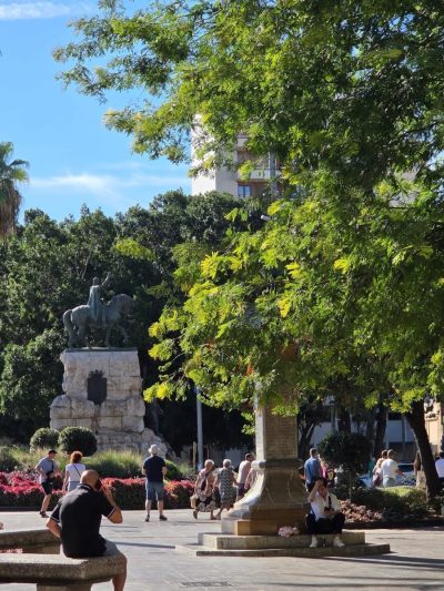 Plaza España Palma — фото погоды в сентябре (2025-09-04)