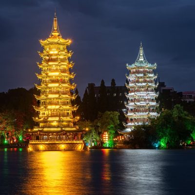 Guilin Sun Moon Twin Pagoda... в ноябре — фото погоды (2025-11-11)
