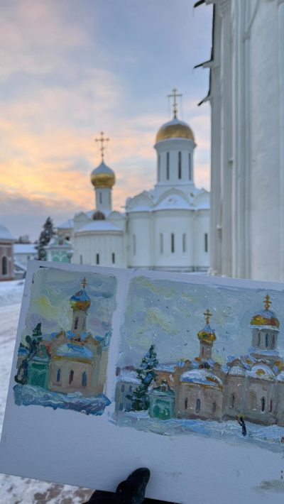 Свято-Троицкая Сергиева Лавра в январе — фото погоды (2026-01-23)