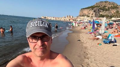 Spiaggia Cefalù в июле — фото погоды (2025-07-24)