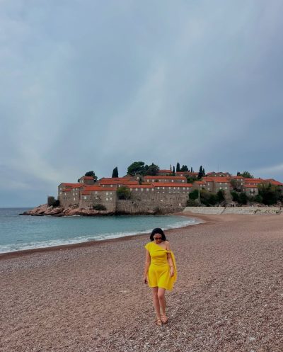 Sveti Stefan, Crna Gora в октябре — фото погоды (2025-10-18)