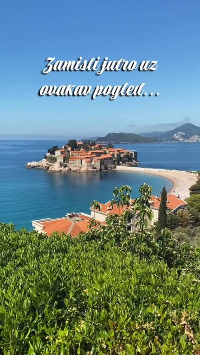 Sveti Stefan, Crna Gora в апреле — фото погоды (2026-04-26)