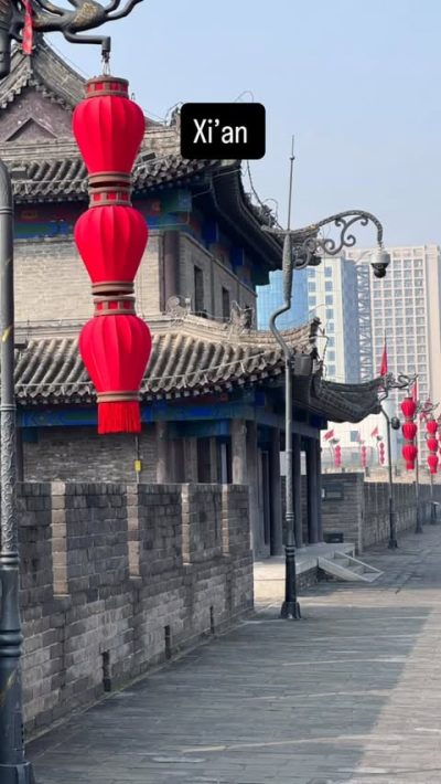 Xi'an City Wall в ноябре — фото погоды (2025-11-08)