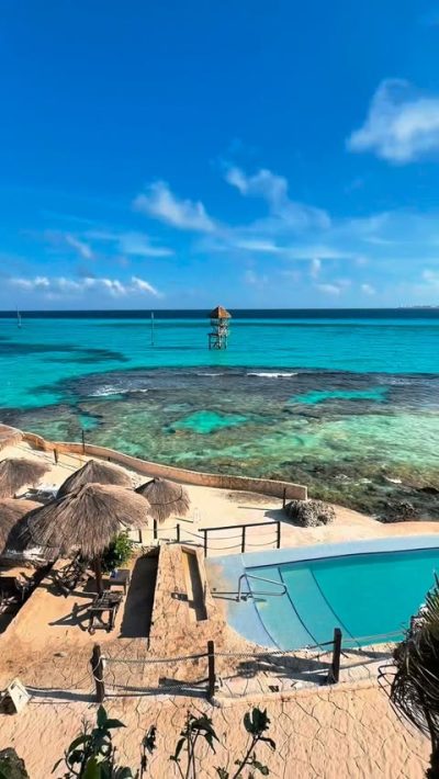 Garrafon Beach, Isla Mujeres, Mexico в апреле — фото погоды (2026-04-28)