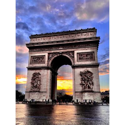 Arc de Triomphe, Paris в октябре — фото погоды (2025-10-30)