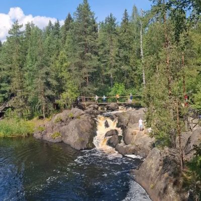 Водопады Ахвенкоски в сентябре — фото погоды (2025-09-15)