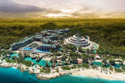 Parque Xcaret Cancún в феврале — фото погоды (2026-02-08)