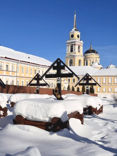 Селигер, Нило-Столобенский Мужской Монастырь в феврале — фото погоды (2026-02-25)