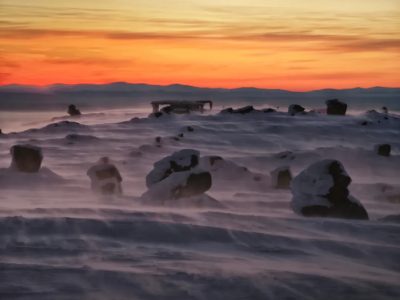 Горнолыжный склон Большой Вудъявр в январе — фото погоды (2026-01-23)