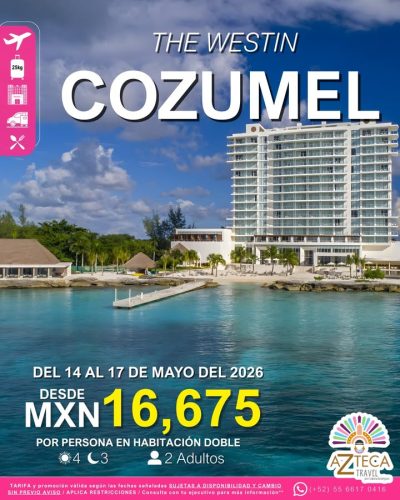 The Westin Cozumel в марте — фото погоды (2026-03-10)