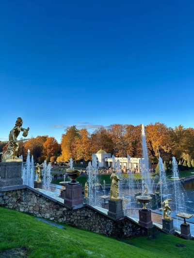 Peterhof Fountains в ноябре — фото погоды (2025-11-16)