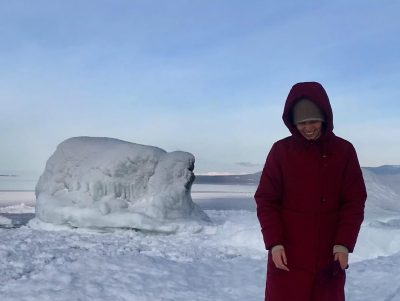 Валун "Черепаха" в январе — фото погоды (2022-01-10)