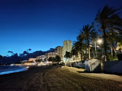 Paseo Maritimo Marbella в феврале — фото погоды (2026-02-03)