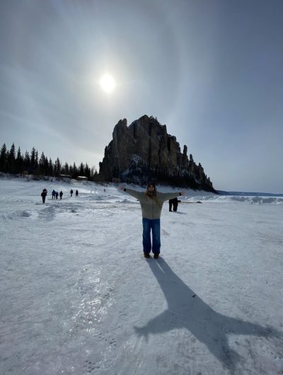 Река Лена в апреле — фото погоды (2026-04-12)
