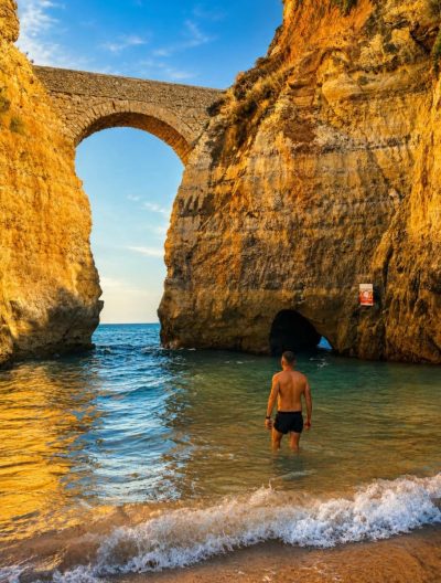 Praia dos Estudantes, Lagos в июне — фото погоды (2026-06-17)