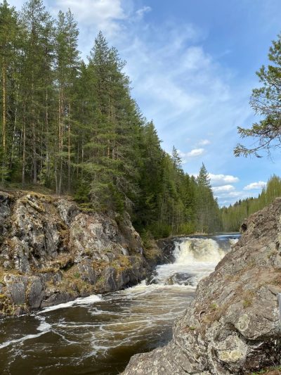 Водопад Кивач в феврале — фото погоды (2026-02-28)