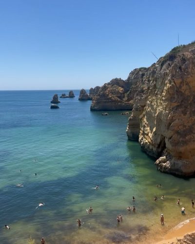 Praia D.Ana, Lagos, Algarve в июле — фото погоды (2025-07-12)