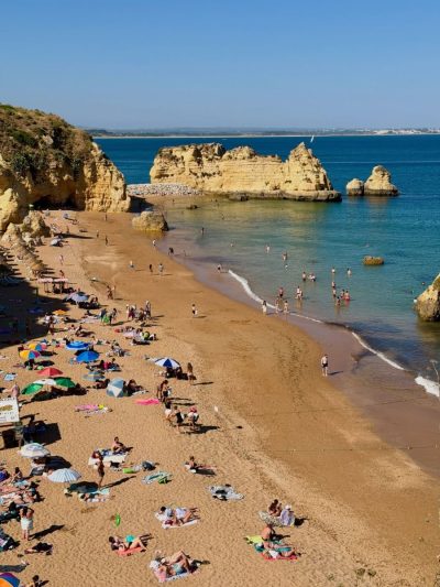 Praia D.Ana, Lagos, Algarve в июле — фото погоды (2026-07-04)