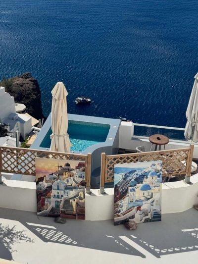 The Volcano of Santorini в январе — фото погоды (2026-01-04)