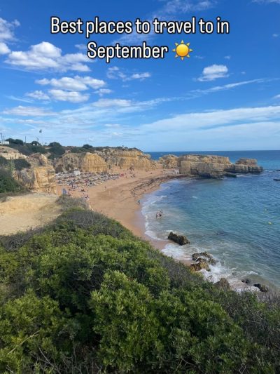 Praia da Coelha в сентябре — фото погоды (2025-09-01)