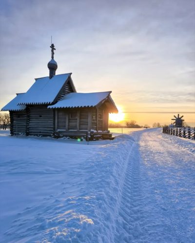 Остров Кижи в феврале — фото погоды (2026-02-04)