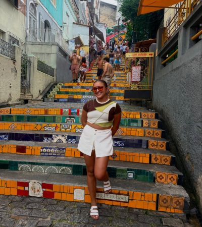 Escadaria Selaron Mosaico Na Lapa, Rj в феврале — фото погоды (2026-02-23)