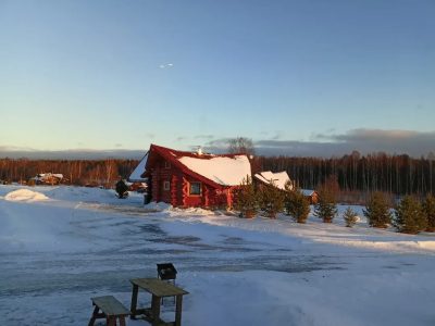 Водопад Кивач в январе — фото погоды (2023-01-05)