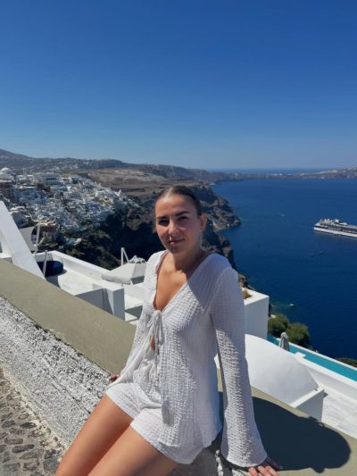 Thira, Santorini, Greece в июле — фото погоды (2026-07-12)