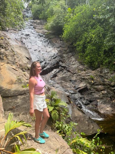 Sauzier Waterfall в феврале — фото погоды (2026-02-11)