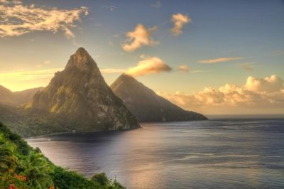 Pitons, St. Lucia, Caribbean в феврале — фото погоды (2026-02-19)