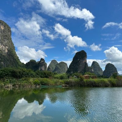 Yangshuo Dragon Riverside Village Villa в сентябре — фото погоды (2023-09-10)