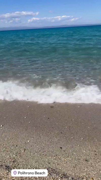 Polihrono Beach в апреле — фото погоды (2025-04-20)