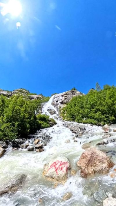 Алибекский водопад в июле — фото погоды (2025-07-28)