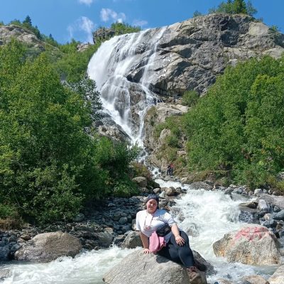 Алибекский водопад в августе — фото погоды (2025-08-27)