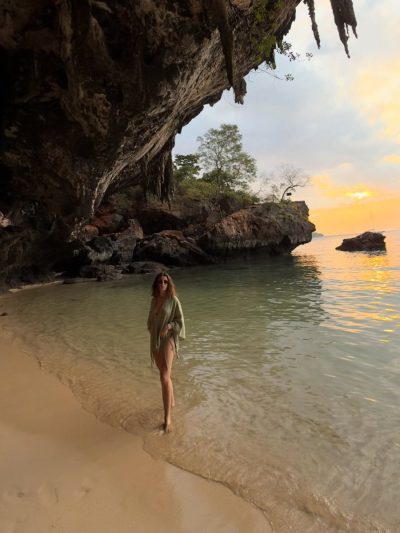 Pranang Cave, Railey Beach, Krabi ถำ้พระนาง ไร่เลย в феврале — фото погоды (2026-02-18)