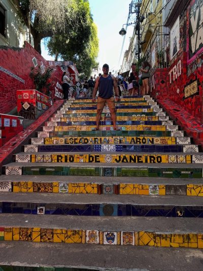 Escalera de Selaron. Rio de Janeiro в июле — фото погоды (2026-07-01)