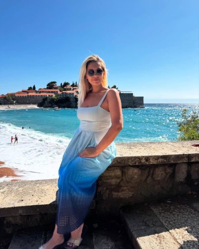 Beach Sveti Stefan, Montenegro в июле — фото погоды (2025-07-14)